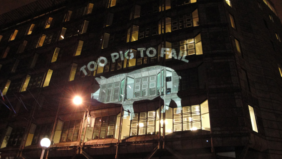 Guerilla projections